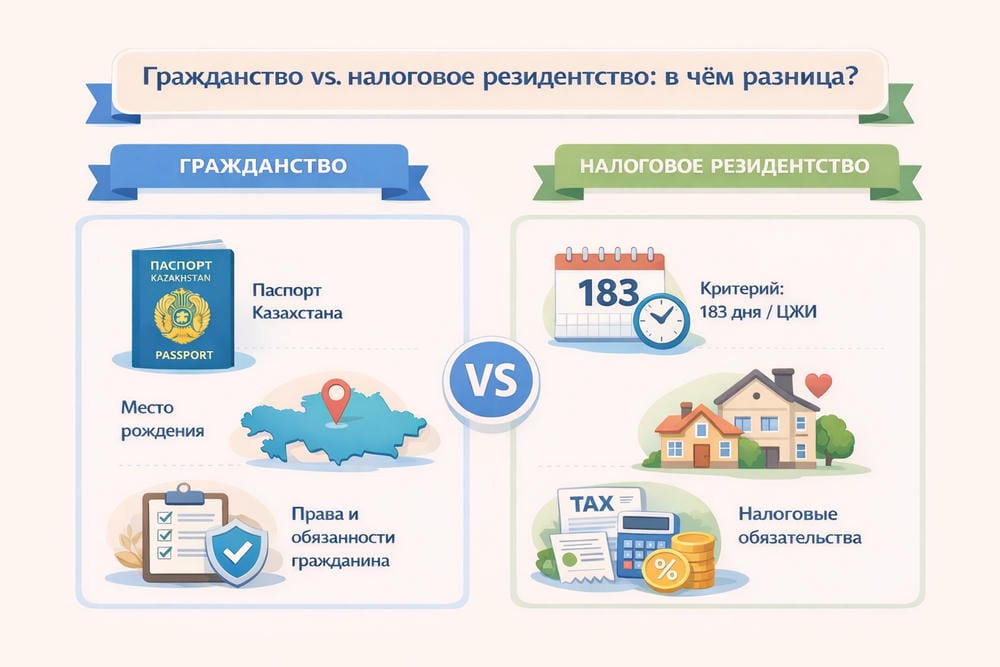 Налоговое резидентство при длительном выезде: что должен знать гражданин РК, работая за рубежом